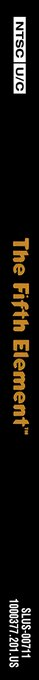 Fifth Element, The — box-2D-side (US)