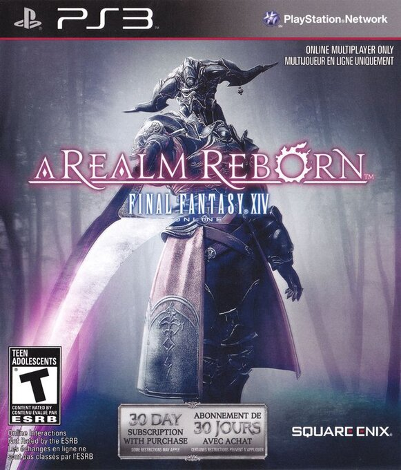 Final Fantasy 14 Online - A Realm Reborn — box-2D (CA)