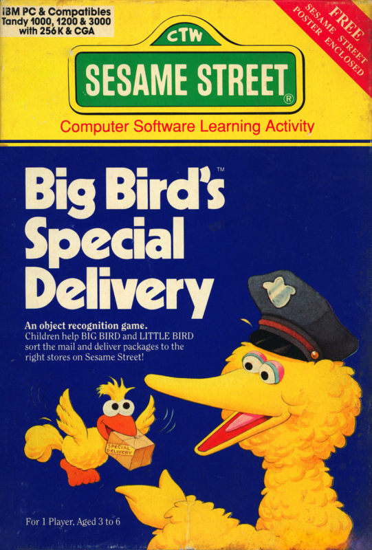 Big Bird's Special Delivery box art