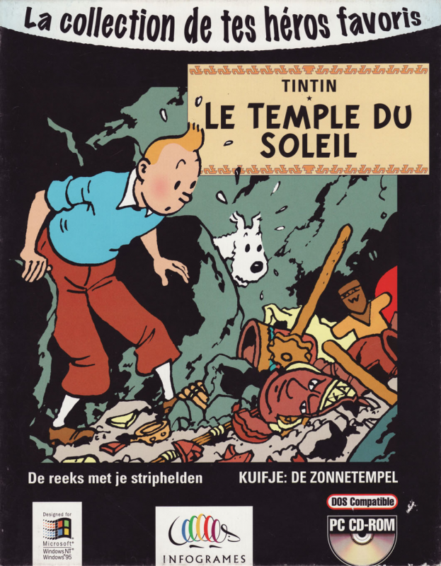 Adventures Of Tintin, The - Prisoners Of The Sun box art