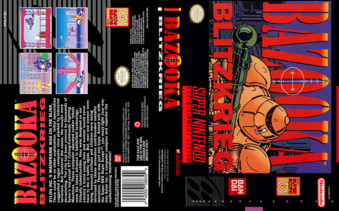 Bazooka Blitzkrieg — box-texture (US)