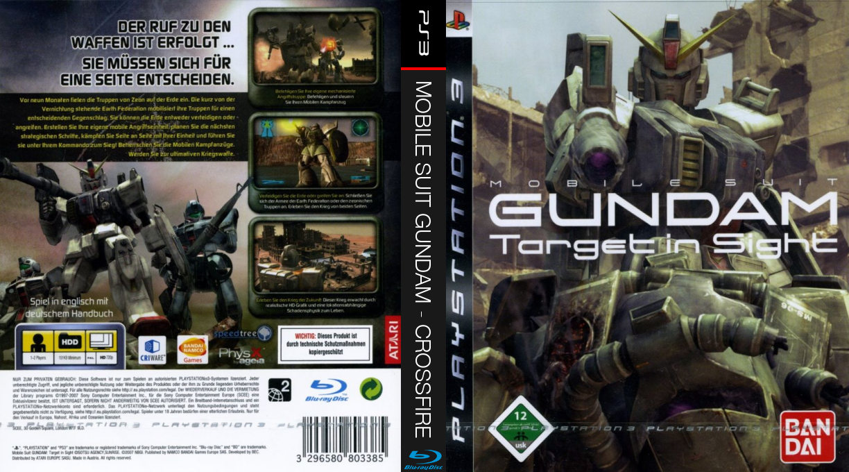 Mobile Suit Gundam - Crossfire — box-texture (DE)