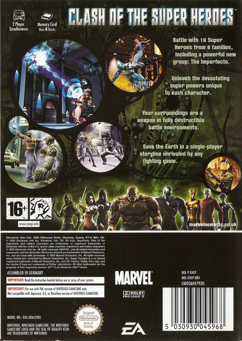 Marvel Nemesis - L'Avenement des Imparfaits — box-2D-back (EU)