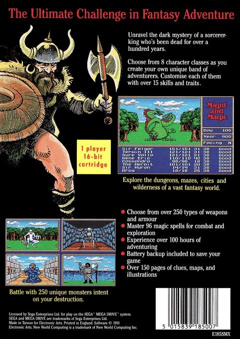 Might And Magic - Gates To Another World — box-2D-back (EU)