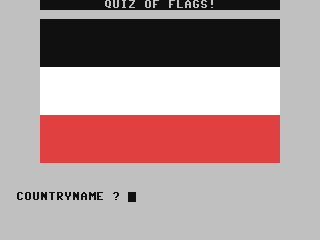 Quiz of Flags — ss (WOR)