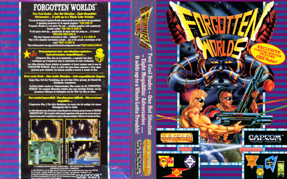 Forgotten Worlds — box-texture (EU)