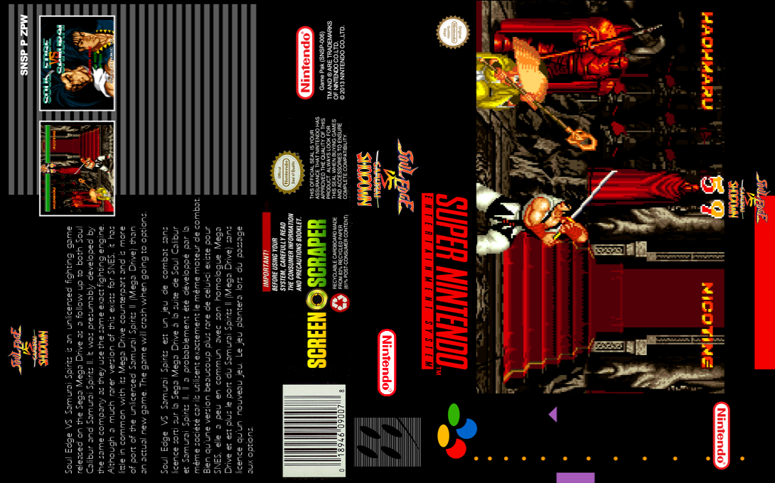 Soul Edge VS Samurai — box-texture (SS)