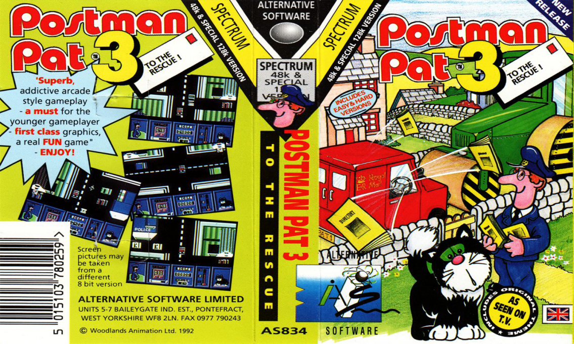 Postman Pat 3 - To The Rescue — box-texture (EU)