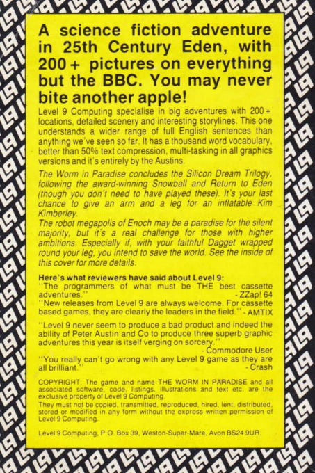 Worm In Paradise, The — box-2D-back (EU)