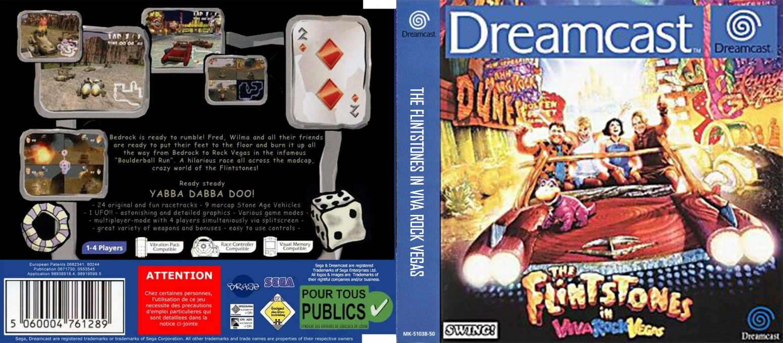 The Flintstones in Viva Rock Vegas — box-texture (EU)