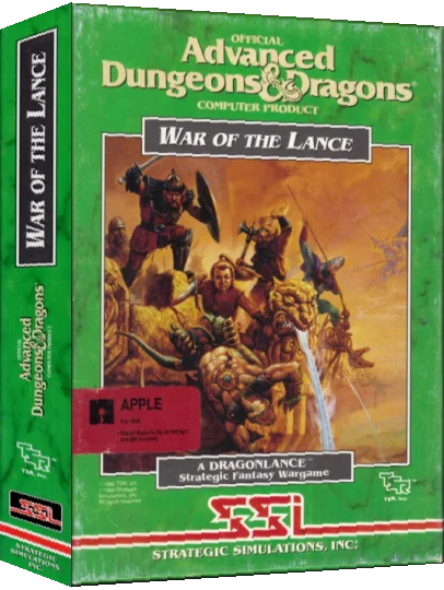 War Of The Lance — box-3D (US)