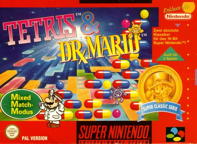 Tetris And Dr. Mario — box-2D (DE)