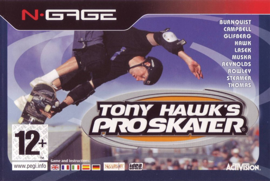 Tony Hawk's Pro Skater — box-2D (EU)