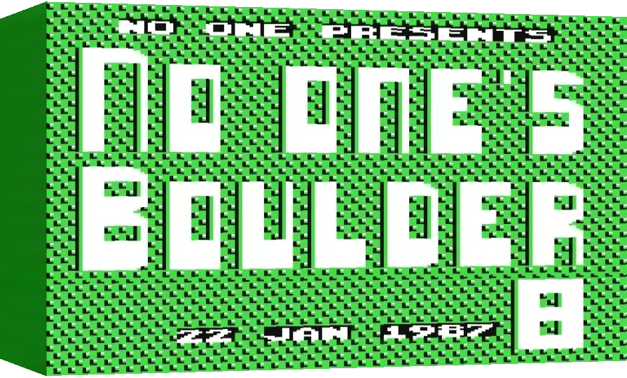 No One's Boulder 08 — box-3D (WOR)