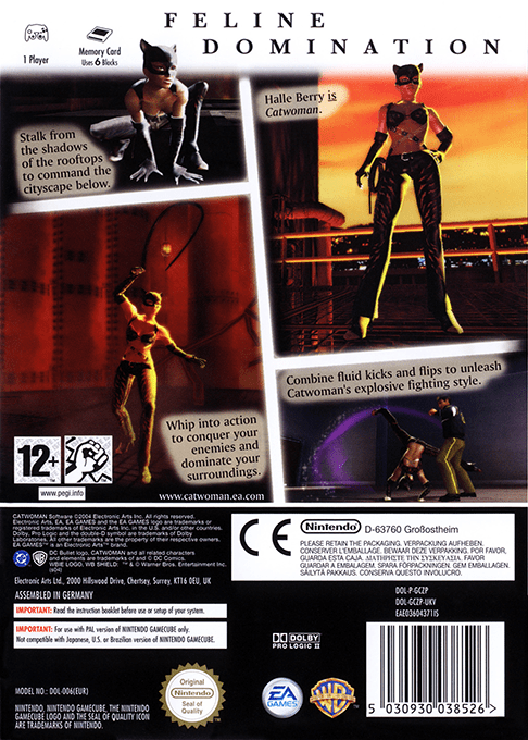 Catwoman — box-2D-back (EU)