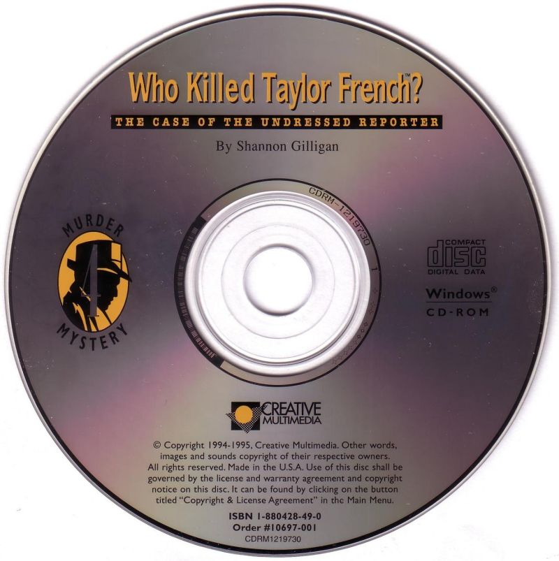 Who Killed Taylor French?: The Case of the Undressed Reporter — support-2D (NL)