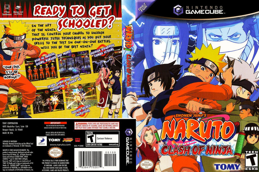 Naruto - Clash Of Ninja — box-texture (US)