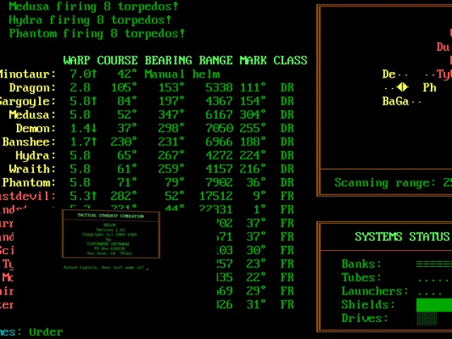 Begin: A Tactical Starship Simulation — mixrbv2 (WOR)