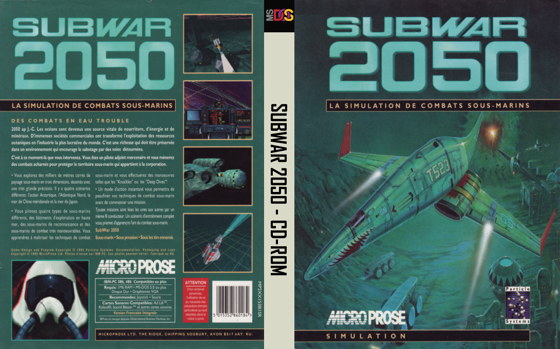Subwar 2050 - CD-ROM — box-texture (FR)
