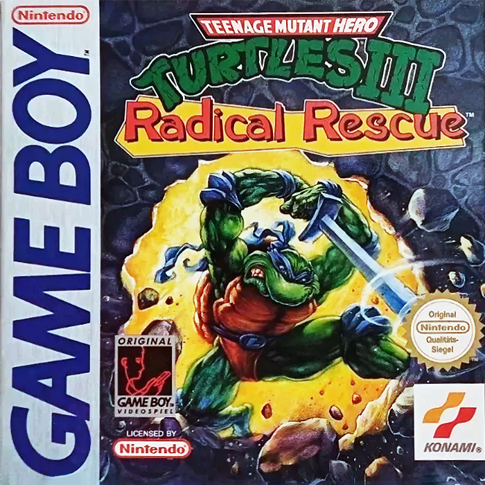 Teenage Mutant Ninja Turtles 3 - Radical Rescue — box-2D (DE)