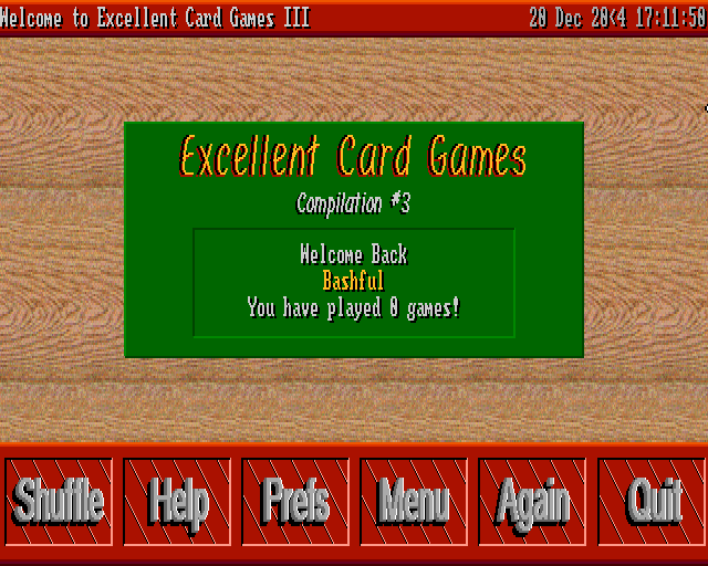 Excellent Card Games 3 — sstitle (WOR)