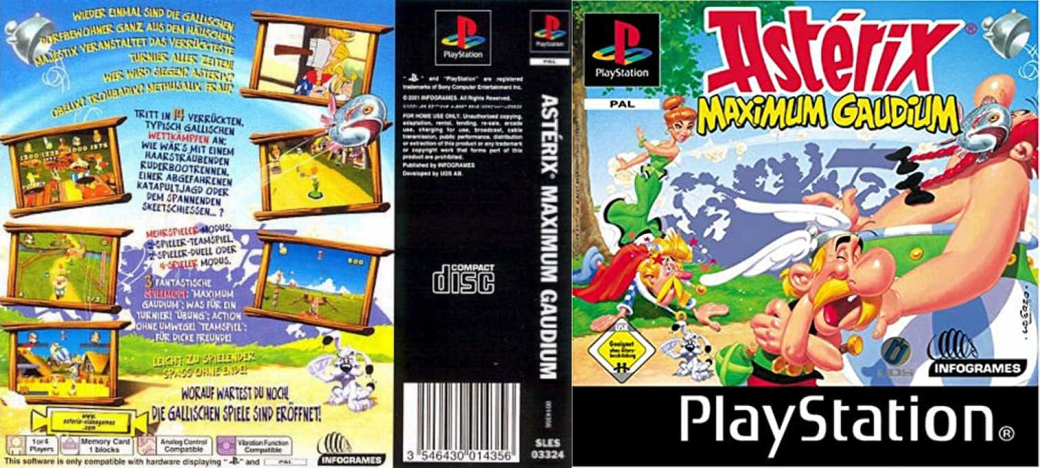 Asterix - Mega Madness — box-texture (DE)