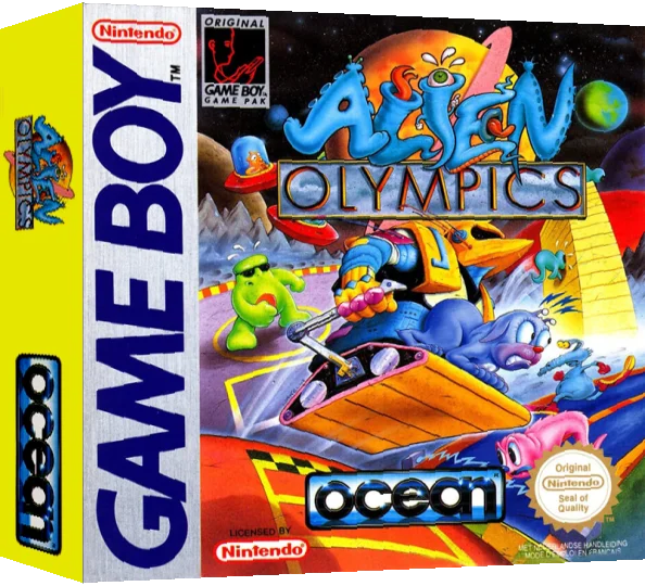 Alien Olympics — box-3D (EU)