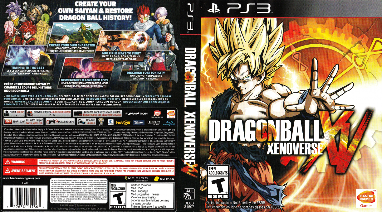 Dragon Ball Xenoverse — box-texture (CA)