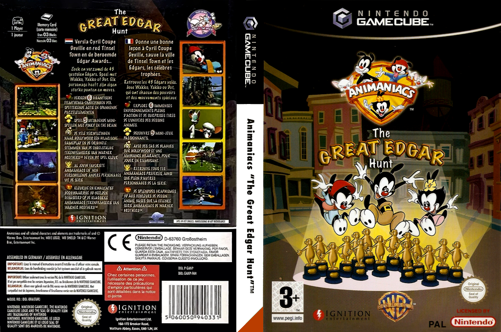 Animaniacs - The Great Edgar Hunt — box-texture (EU)