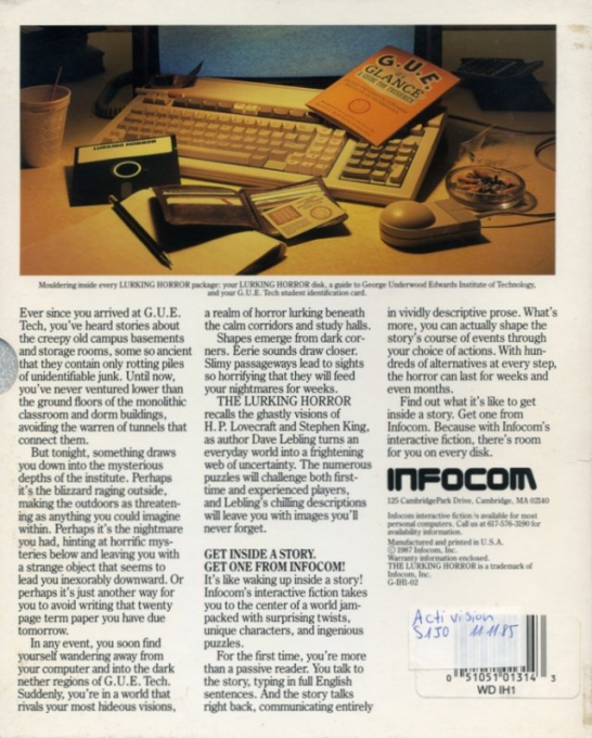 Lurking Horror, The — box-2D-back (US)