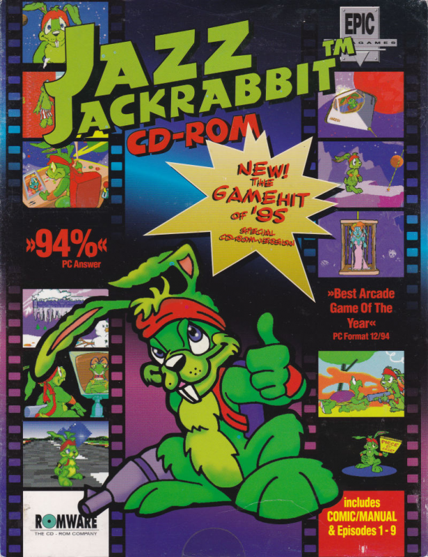 Jazz Jackrabbit Cd-rom — box-2D (EU)