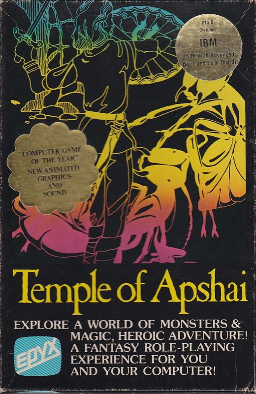 Dunjonquest - Temple of Apshai box art