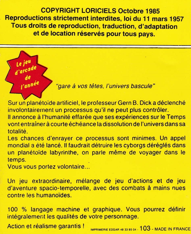 5ème Axe, Le — box-2D-back (FR)