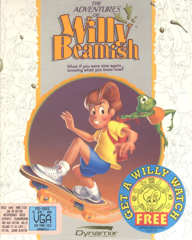 Adventures Of Willy Beamish, The box art