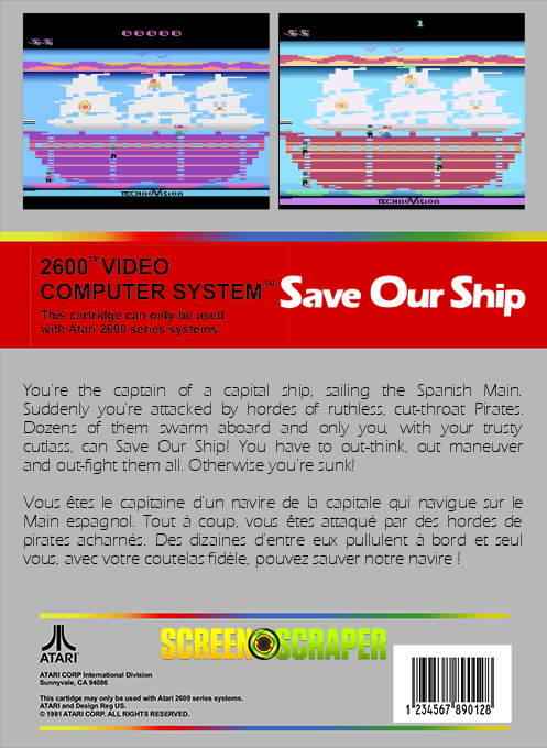 Save Our Ship — box-2D-back (SS)
