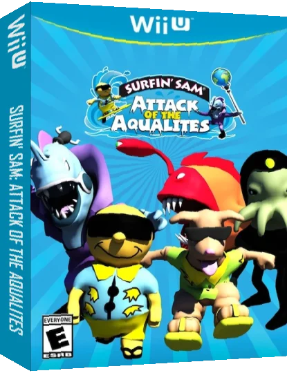 Surfin' Sam: Attack of the Aqualites — box-3D (US)