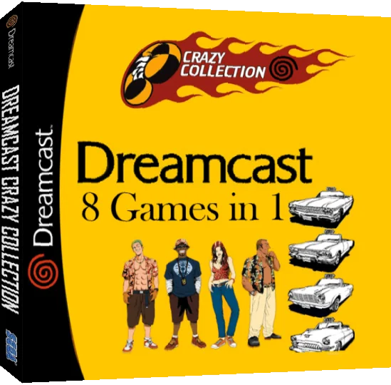 Dreamcast Crazy Collection — box-3D (WOR)