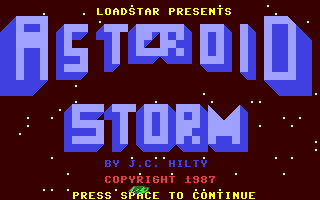 Asteroid Storm — sstitle (WOR)