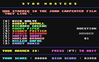 Star Masters — ss (WOR)
