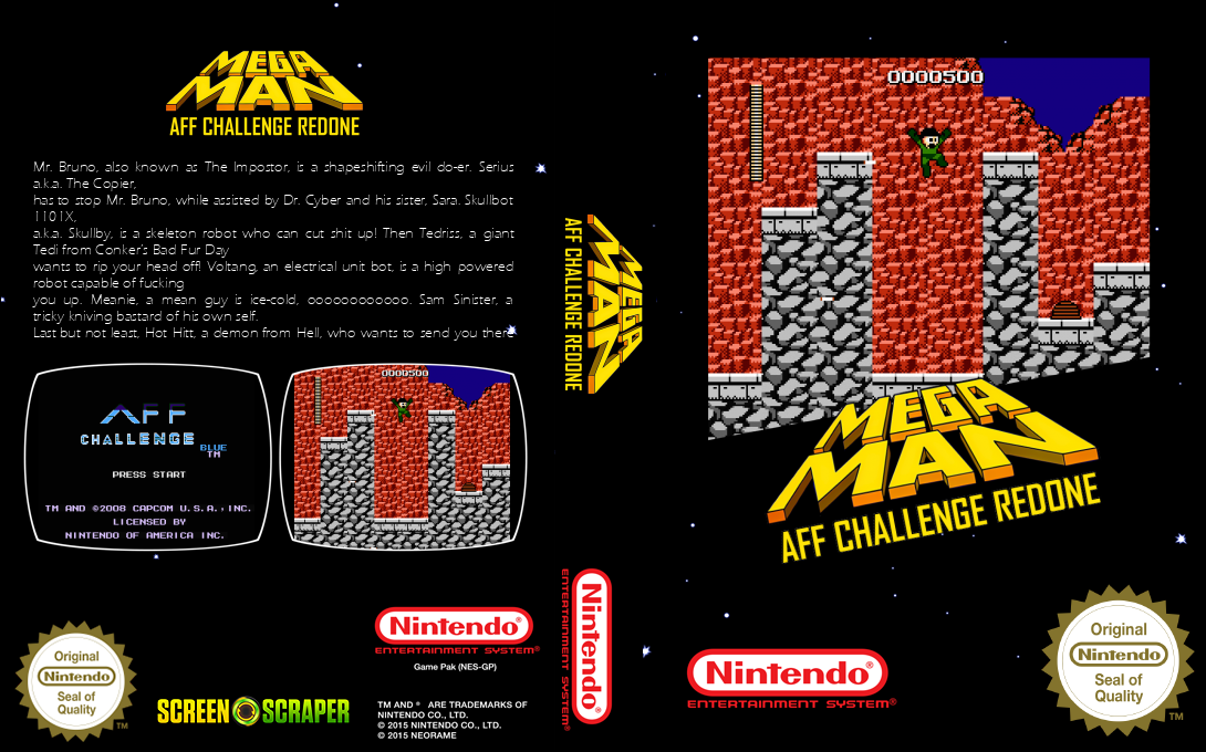 MegaMan : AFF Challenge Redone — box-texture (SS)