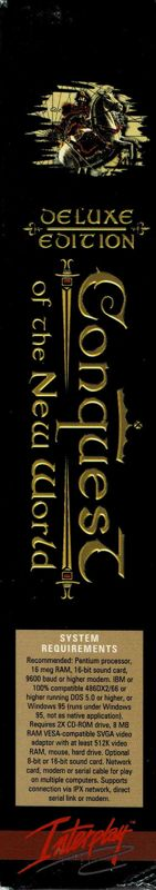 Conquest Of The New World Deluxe — box-2D-side (EU)