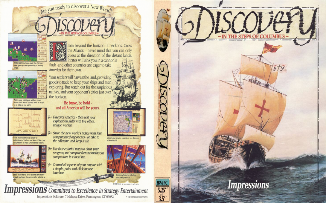 Discovery - In The Steps Of Columbus — box-texture (US)