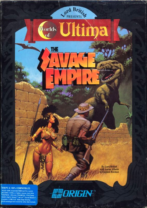 Worlds Of Ultima - The Savage Empire box art