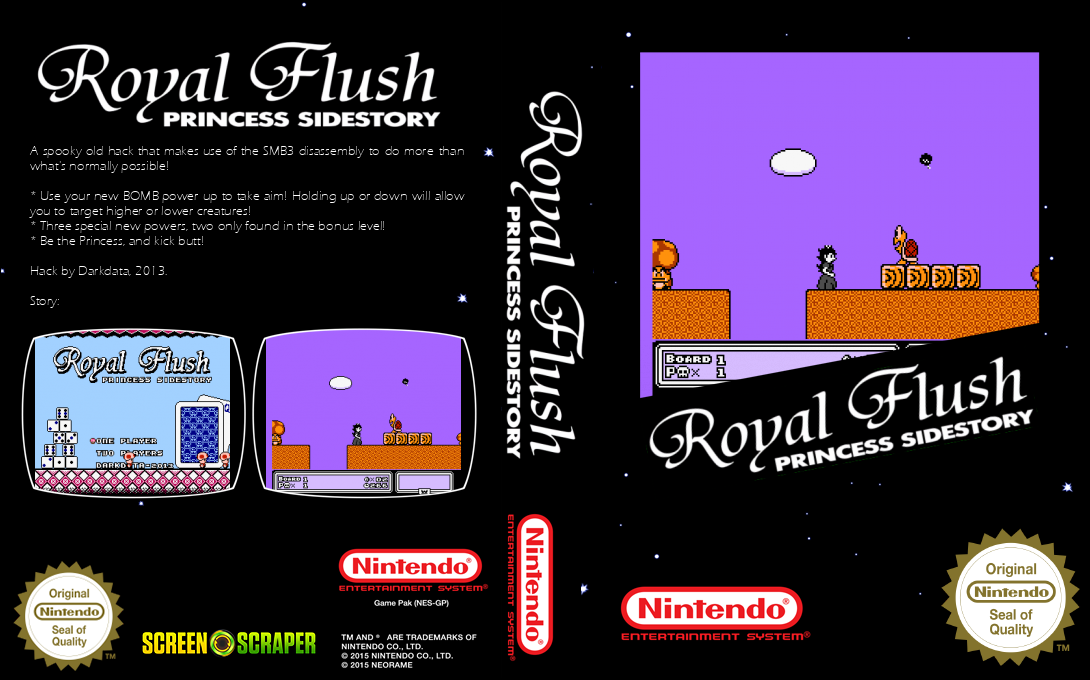 Super Mario Bros 3 - Princess Sidestory — box-texture (SS)