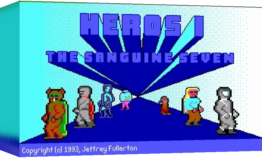 Heroes : The Sanguine Seven — box-3D (WOR)