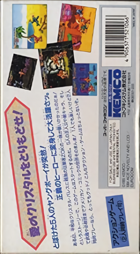 Stone Protectors — box-2D-back (JP)