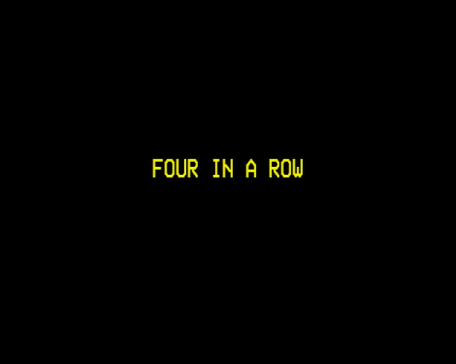 Four In A Row — sstitle (WOR)