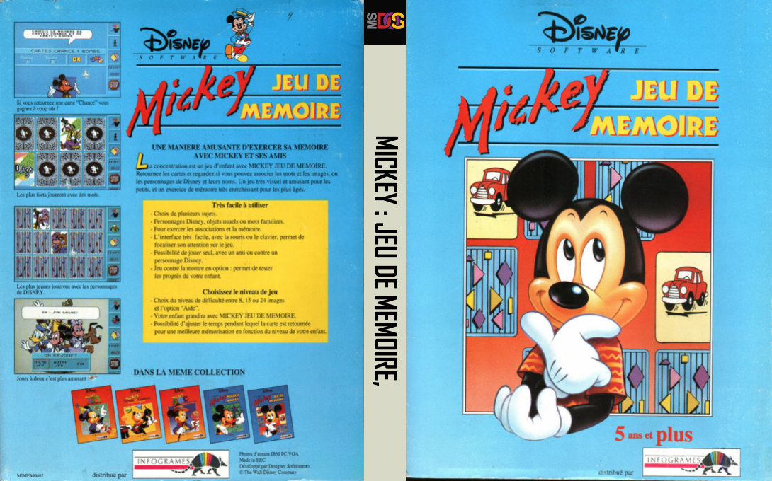 Mickey's Memory Challenge — box-texture (FR)