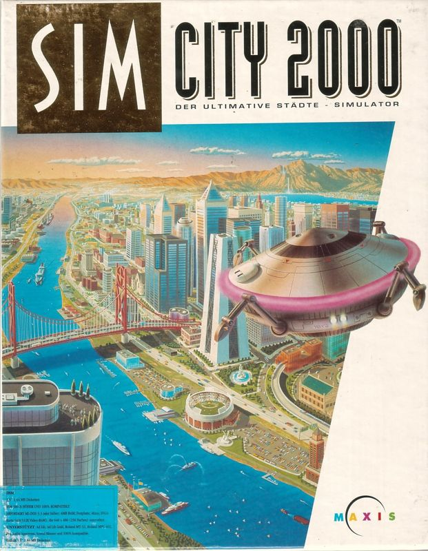 SimCity 2000 — box-2D (DE)