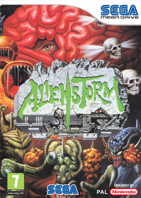 Alien Storm — box-2D (EU)